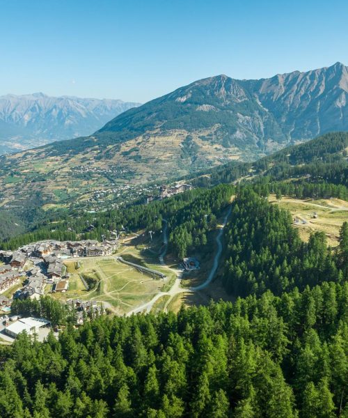 KAL - vue drône les Orres été